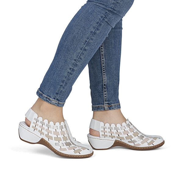 Rieker escarpins 47156 83 blancF012001_6
