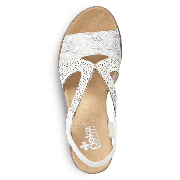 Rieker nu pieds et sandales 61916 80 blancF012401_3