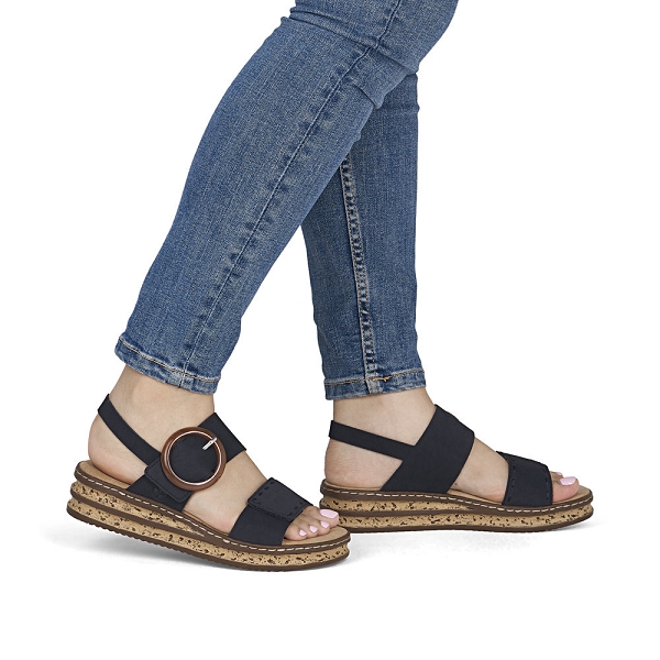 Rieker nu pieds et sandales 62950 14 noirF012801_6