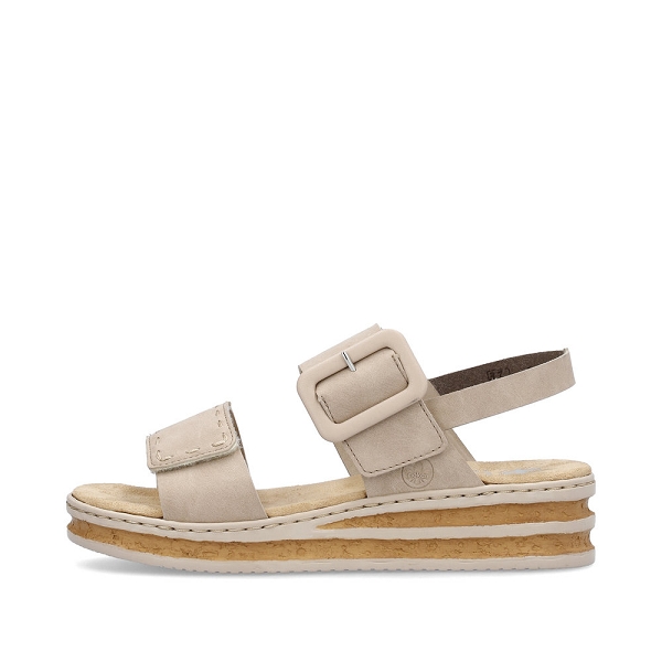 Rieker nu pieds et sandales 62950 62 beigeF012901_2