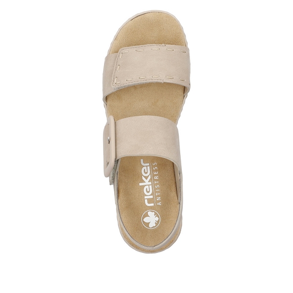 Rieker nu pieds et sandales 62950 62 beigeF012901_3