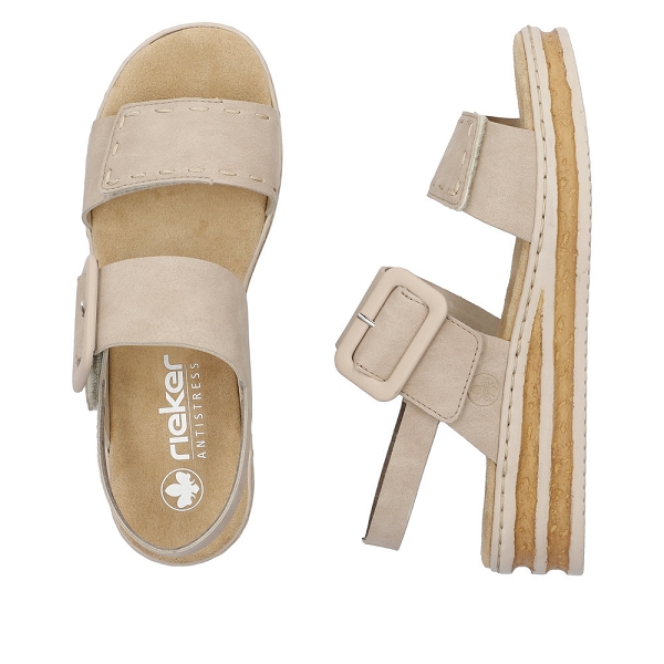 Rieker nu pieds et sandales 62950 62 beigeF012901_5