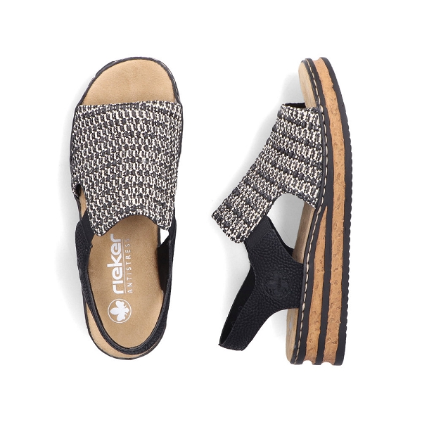 Rieker nu pieds et sandales 62971 00 noirF013001_5