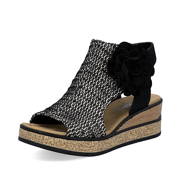 Rieker nu pieds et sandales 63791 01 noirF013601_1