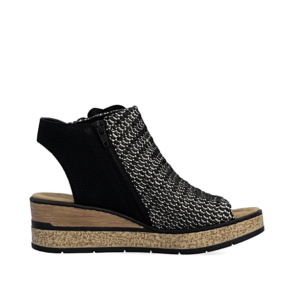 Rieker nu pieds et sandales 63791 01 noirF013601_2