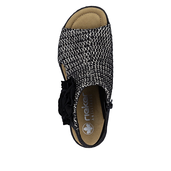 Rieker nu pieds et sandales 63791 01 noirF013601_3