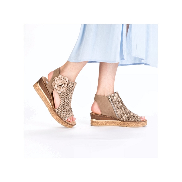 Rieker nu pieds et sandales 63791 60 beigeF013701_6