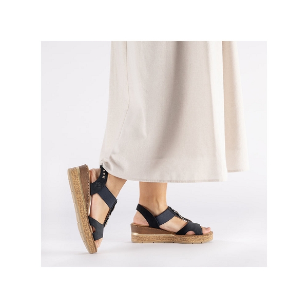Rieker nu pieds et sandales 63798 14 bleuF013801_5