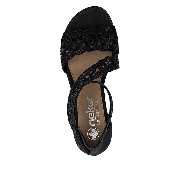 Rieker nu pieds et sandales 64657 00 noirF014001_3