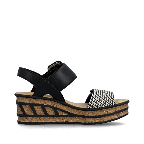 Rieker nu pieds et sandales 68172 00 noirF014501_2