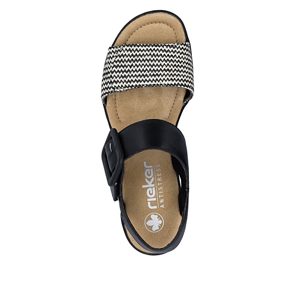 Rieker nu pieds et sandales 68172 00 noirF014501_3