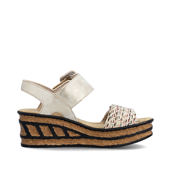 Rieker nu pieds et sandales 68172 60 beigeF014601_2