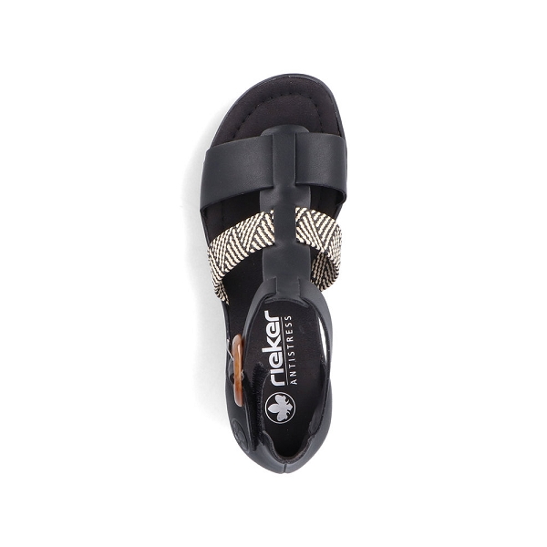 Rieker nu pieds et sandales 68182 00 noirF014801_3