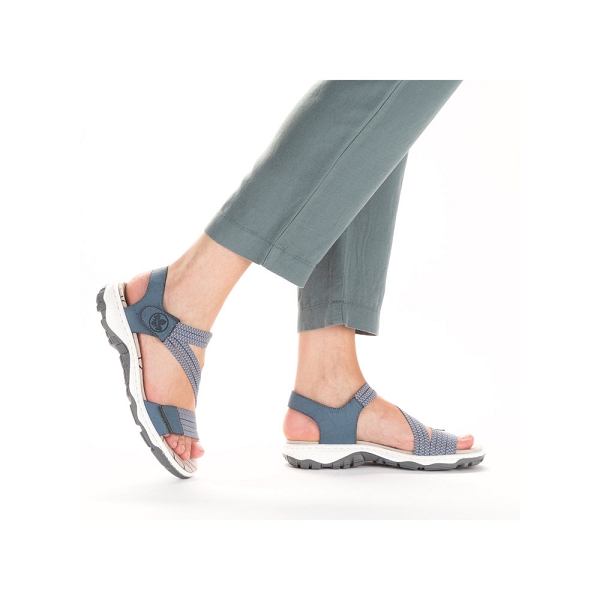 Rieker nu pieds et sandales 68871 14 bleuF015001_6