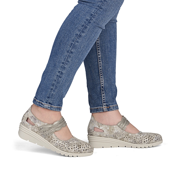 Rieker nu pieds et sandales l5359 90 metallicF015401_5