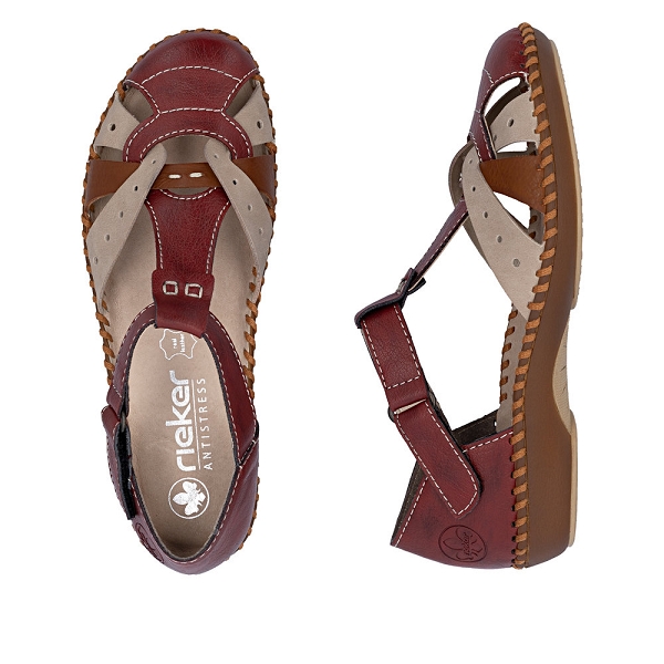 Rieker nu pieds et sandales m1655 34 rougeF015501_5
