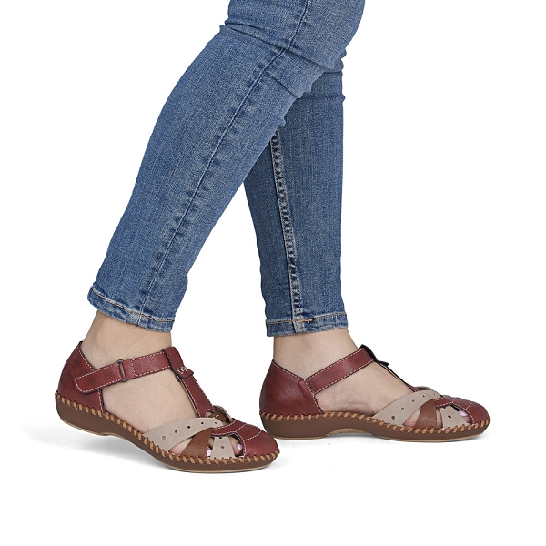 Rieker nu pieds et sandales m1655 34 rougeF015501_6