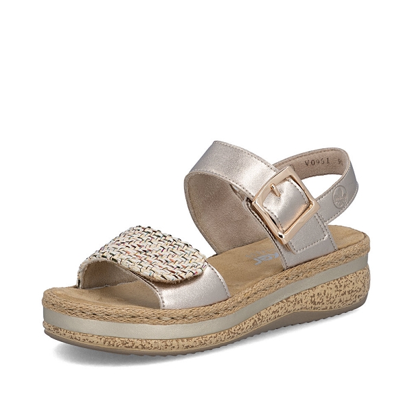 Rieker nu pieds et sandales v0951 90 platineF016501_1
