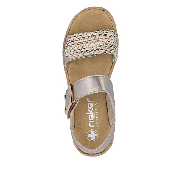 Rieker nu pieds et sandales v0951 90 platineF016501_3