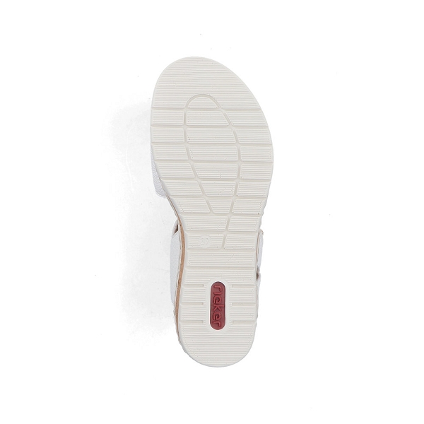 Rieker nu pieds et sandales v4181 80 blancF017201_4