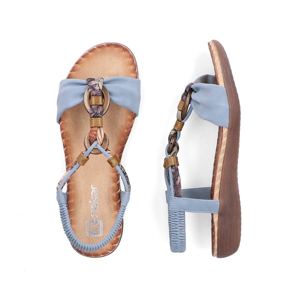 Rieker nu pieds et sandales v7568 14 bleuF017301_5