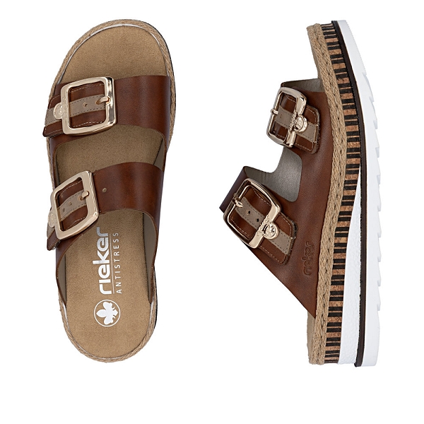 Rieker mules v7955 24 marronF017801_5