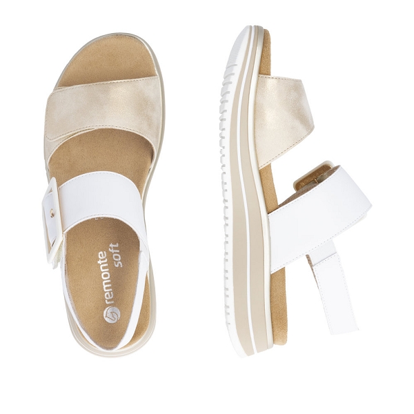 Remonte nu pieds et sandales d1j53 80 blancF018901_5