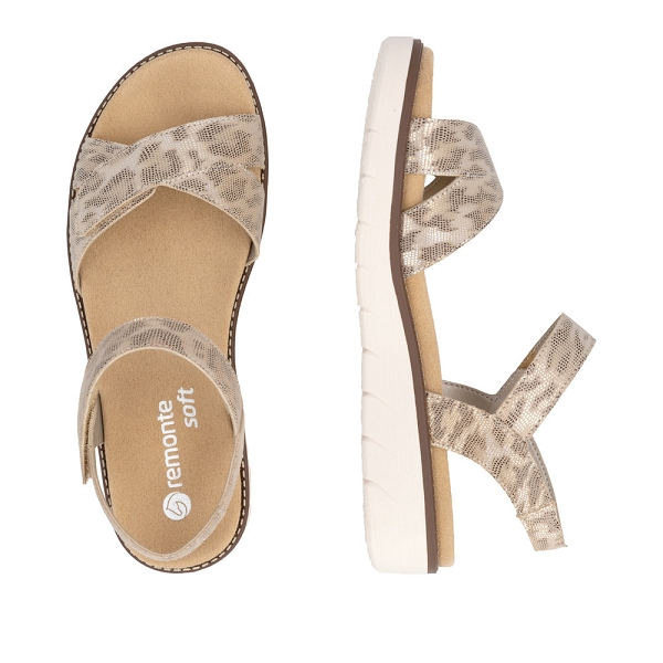 Remonte nu pieds et sandales d2049 91 metallicF019401_5