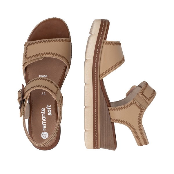 Remonte nu pieds et sandales d2l58 61 beigeF019901_5