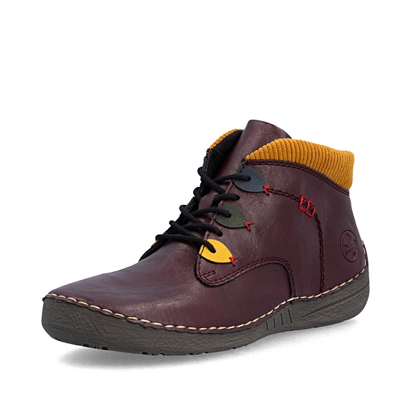 Rieker bottines et boots 52544 30 bordeauxF026101_1