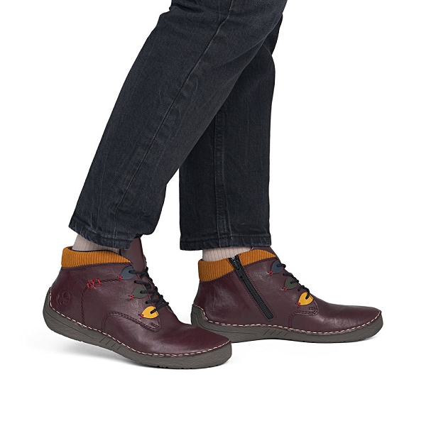 Rieker bottines et boots 52544 30 bordeauxF026101_5