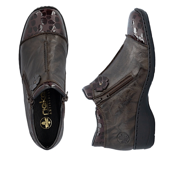 Rieker bottines et boots 58388 26 marronF026501_4