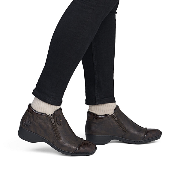Rieker bottines et boots 58388 26 marronF026501_5