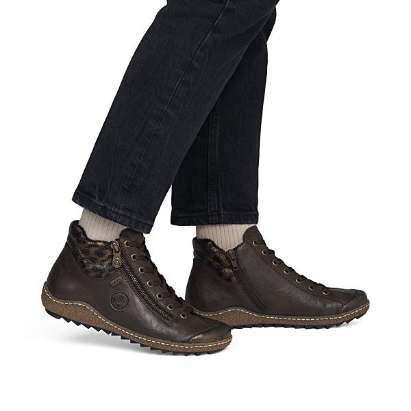 Rieker bottines et boots l7514 25 marronF026901_5