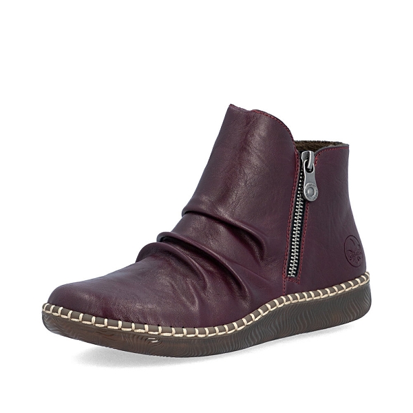 Rieker bottines et boots n2454 30 rougeF027601_1