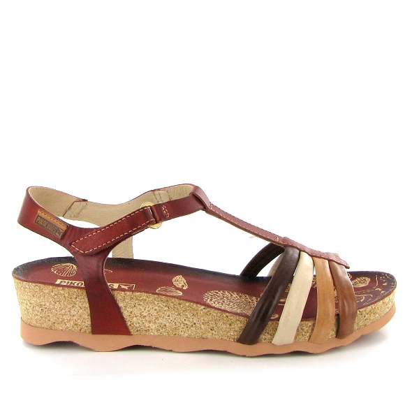 Pikolinos nu pieds et sandales mahon w9e 0654c1 bordeauxW008301_2