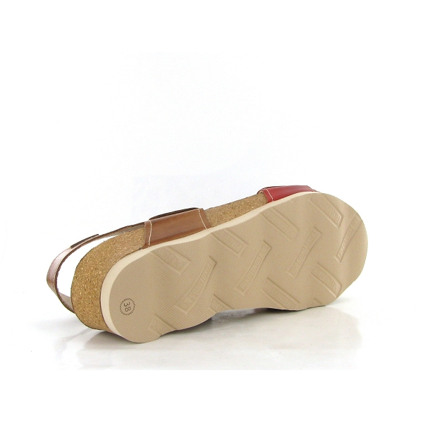 Pikolinos nu pieds et sandales mahon w9e 0503c1 rougeW022502_4