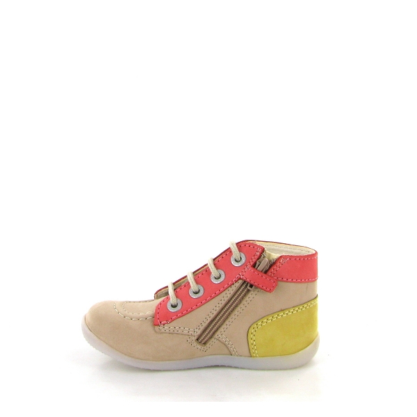 Kickers enfant bottillon bonzip 2 beigeW023501_3