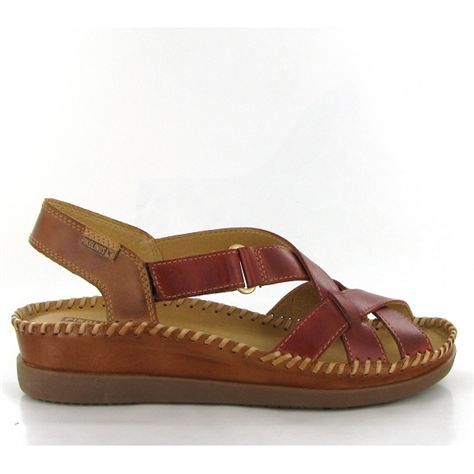 Pikolinos nu pieds et sandales cadaques w8k0741 rougeW034301_2