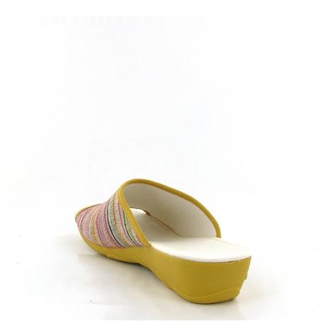 La maison de l espadrille mules 2042 rayure jauneW040901_3