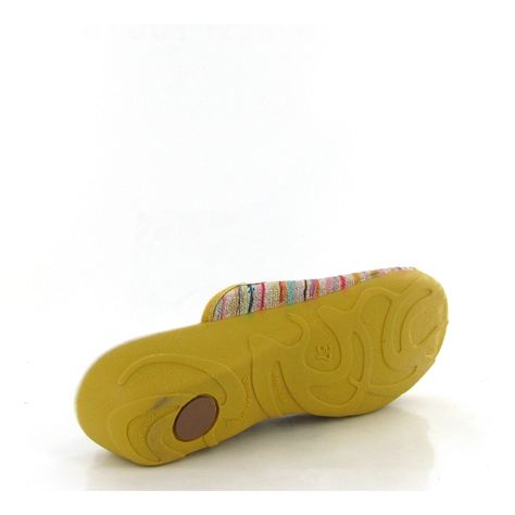 La maison de l espadrille mules 2042 rayure jauneW040901_4