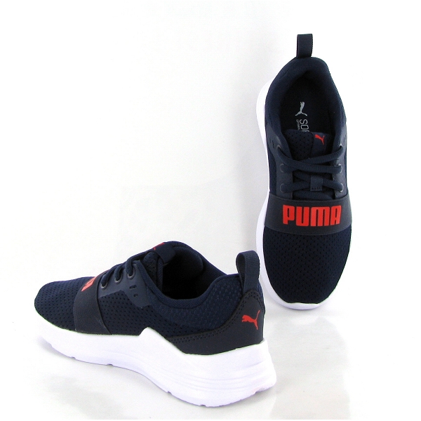 Puma  enfant sneakers puma wired run ps bleuW043101_3