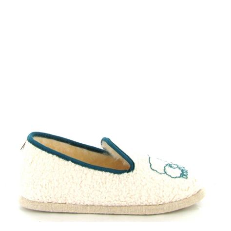 Chausse mouton charentaises family blancW045101_2