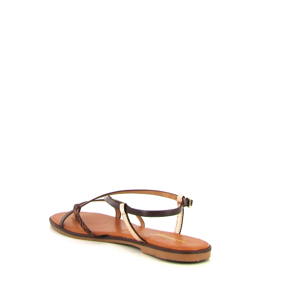 Les tropeziennes nu pieds et sandales monagum marronW088403_3