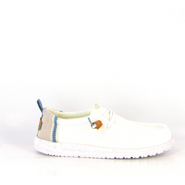 Hey dude lacets wally craft linen 43086 1so blancW115001_2