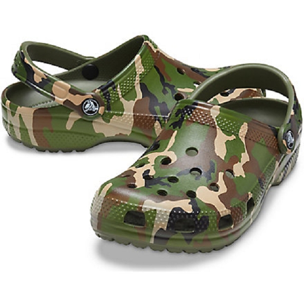 Crocs mules classic printed camo clog camouflageZ003101_4