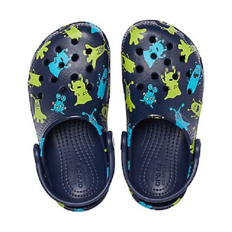 Crocs sandales classic monster print noirZ003801_4
