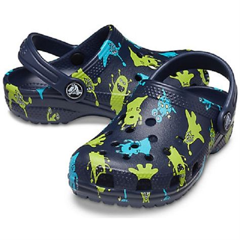 Crocs sandales classic monster print noirZ003801_5