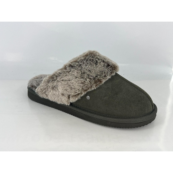 Isotoner mules 97282 kakiZ020104_1