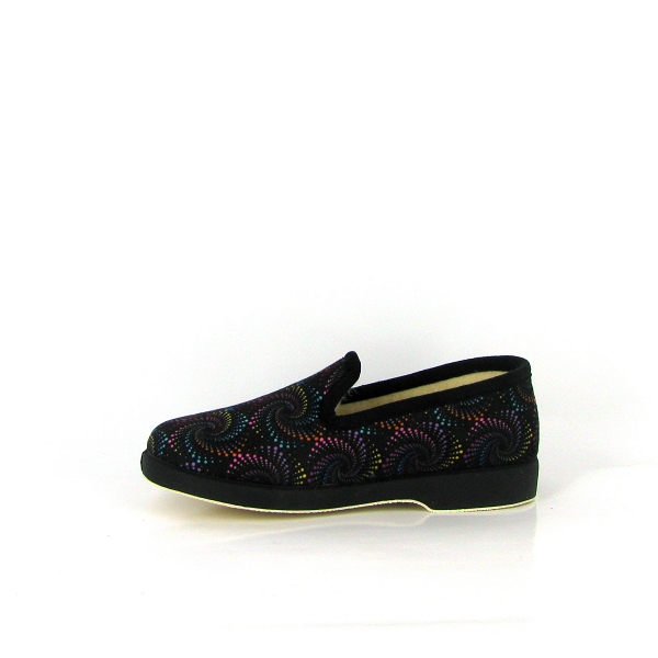 La maison de l espadrille charentaises 6213 rosace noirZ070401_3